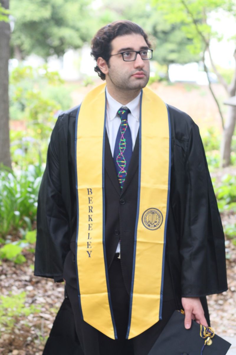 Saman Arfaie at his University of California, Berkeley graduation